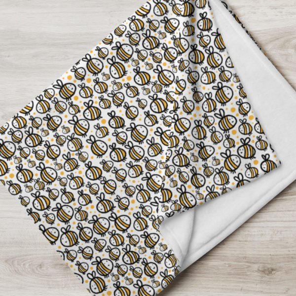 Bee pattern blanket